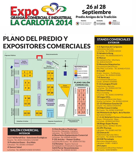 Expo Granja: Se vendieron la totalidad de los stands comerciales