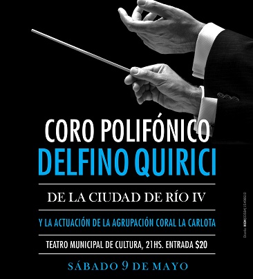 Actuación del Coro Polifónico Delfino Quirici