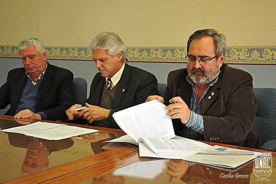 La UNRC firmó un convenio con la Municipalidad de Santa Eufemia