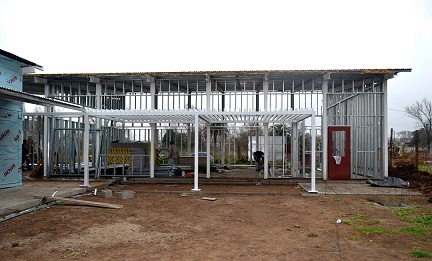 Avanza la construcción del nuevo jardín Victorino Ordóñez