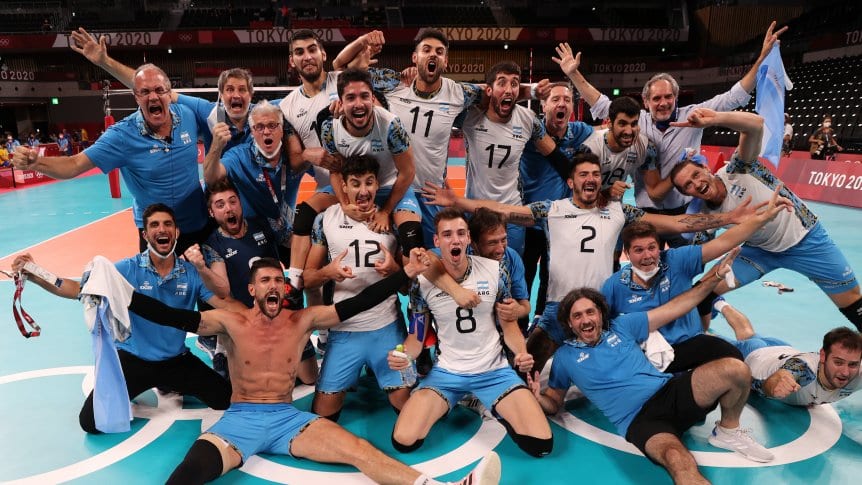 Argentina venció a Brasil y conquistó la medalla de bronce en el vóley de los Juegos Olímpicos Tokio 2020