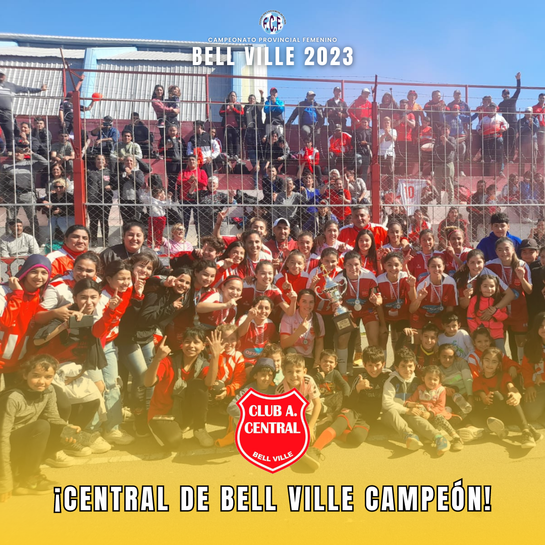 Central de Bell Ville se consagró campeón del Primer Provincial de Fútbol Femenino